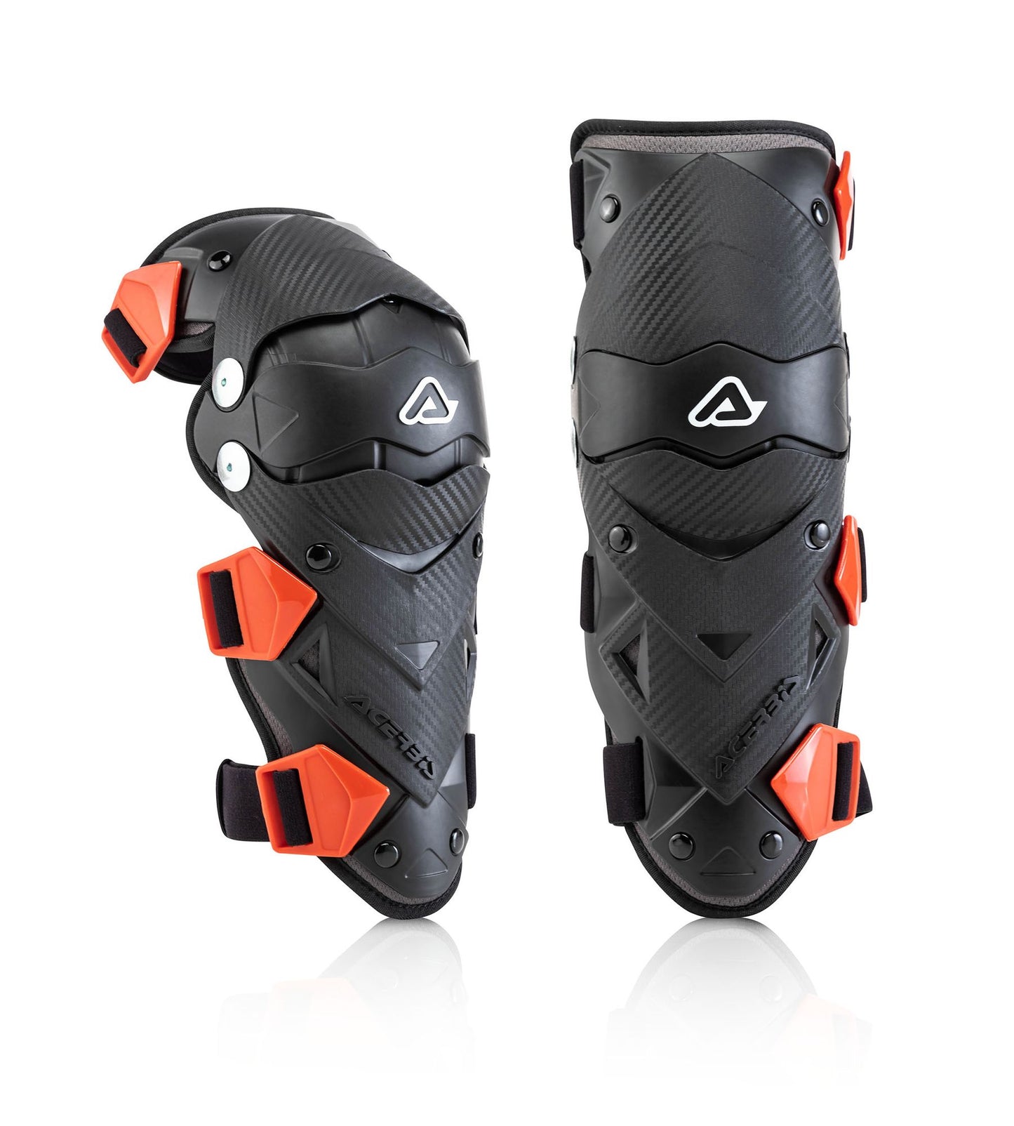 GINOCCHIERA IMPACT EVO JUNIOR ACERBIS NERO/ROSSO