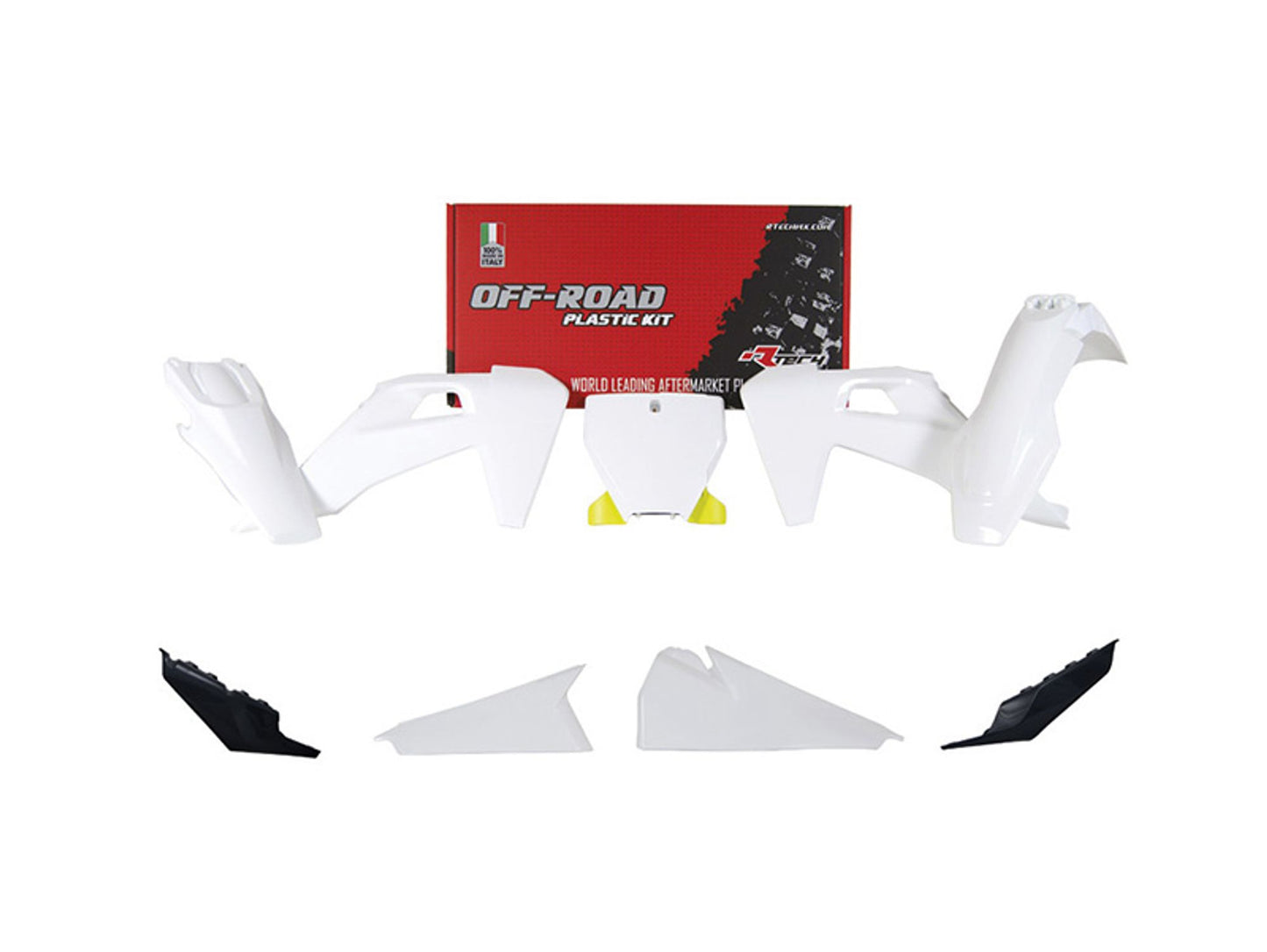 Kit Plastiche Racetech HUSQVARNA 125/250/300/350/450 SENZA PARASTELI 2019-2022 Kit Completo Enduro