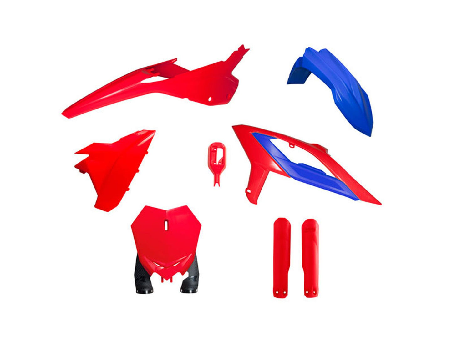 Kit Plastiche Racetech BETA RR CON PARASTELI 2021-2024 Kit ROSSO BETA-BLU BETA