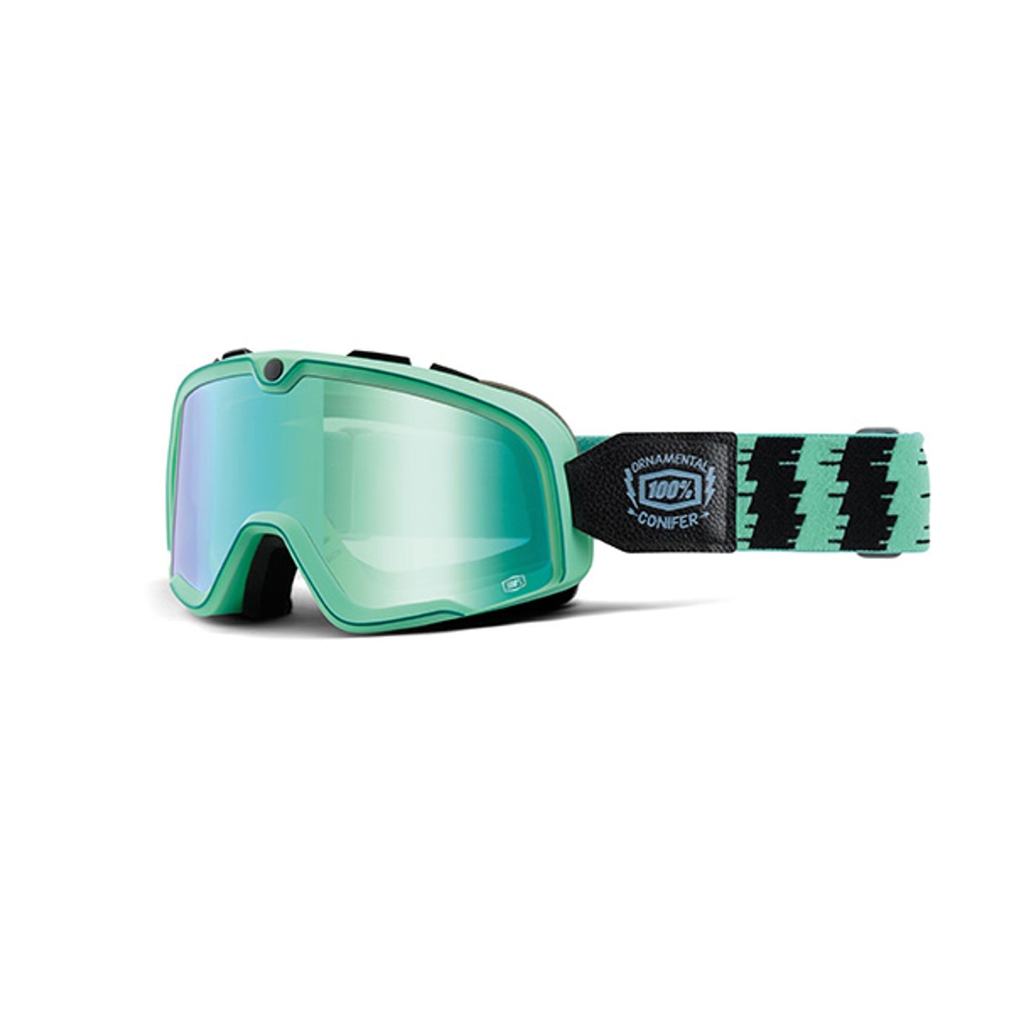 MASCHERA 100% BARSTOW ORNAMENTAL CONIFER - LENTE A SPECCHIO VERDE