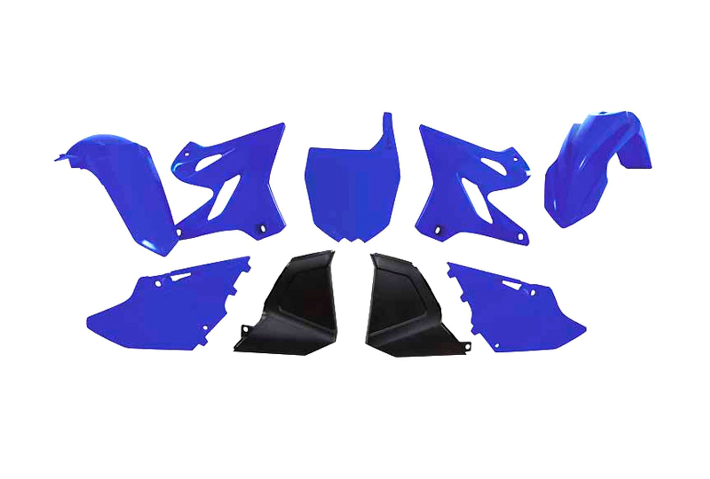 Kit Plastiche Racetech FACTORY YAMAHA YZ 125/250 2002-2021 Kit BLU - NERO
