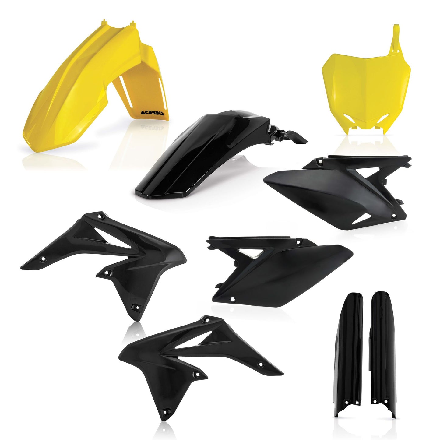 KIT COMPLETO SUZUKI RMZ 250 10-16 ACERBIS GIALLO/NERO