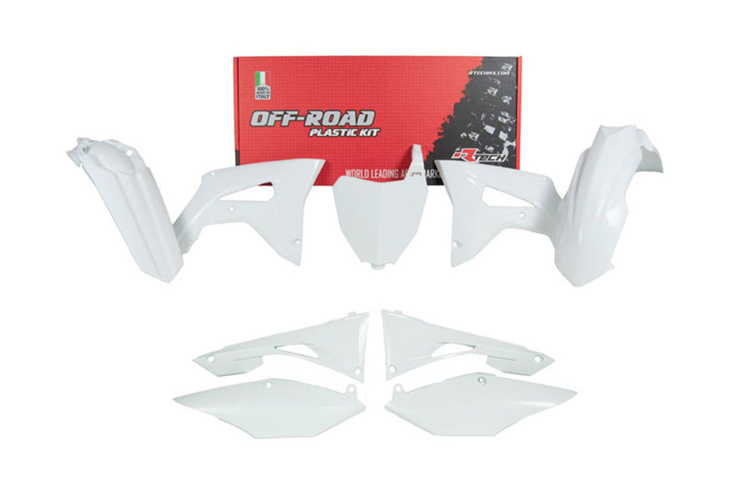 Kit Plastiche Racetech HONDA CRF 250/450 2019-2021 Kit Completo Enduro Motocross BIANCO