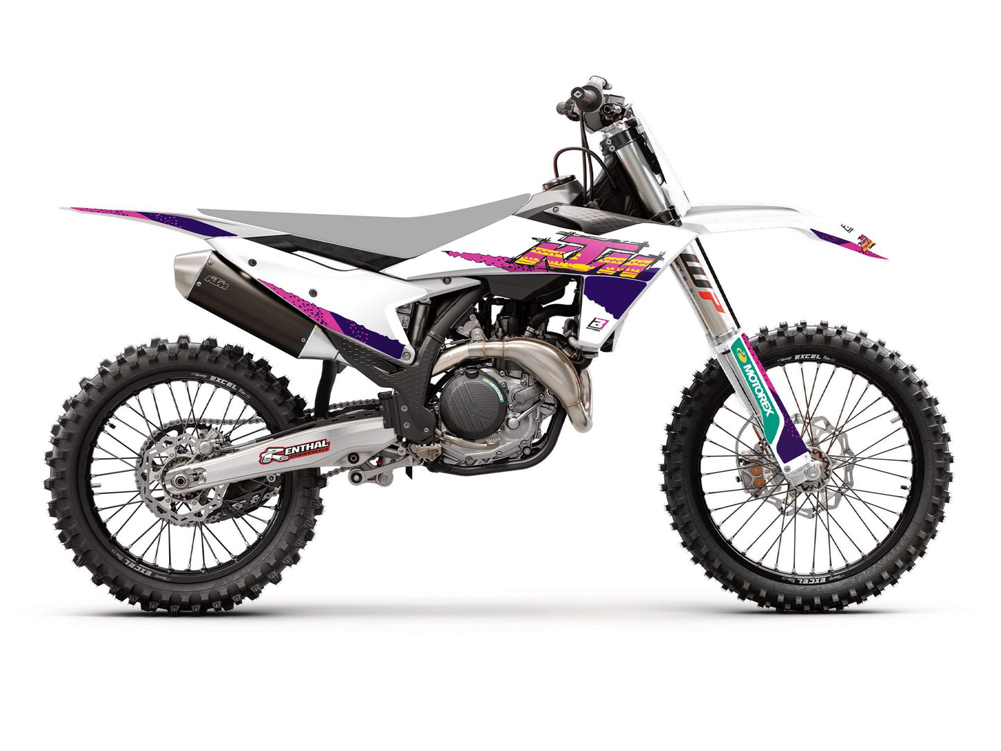 Kit Adesivi Retrò Blackbird Ktm EXC 250 2026