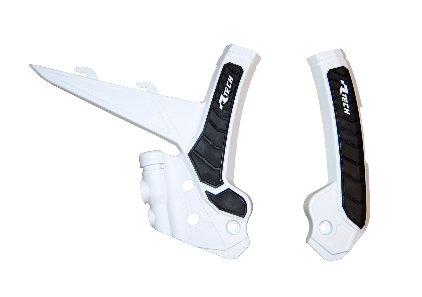 Racetech PROTEZIONE TELAIO BI-MATERIALE GASGAS MC/EC 2023-2026 BIANCO - NERO
