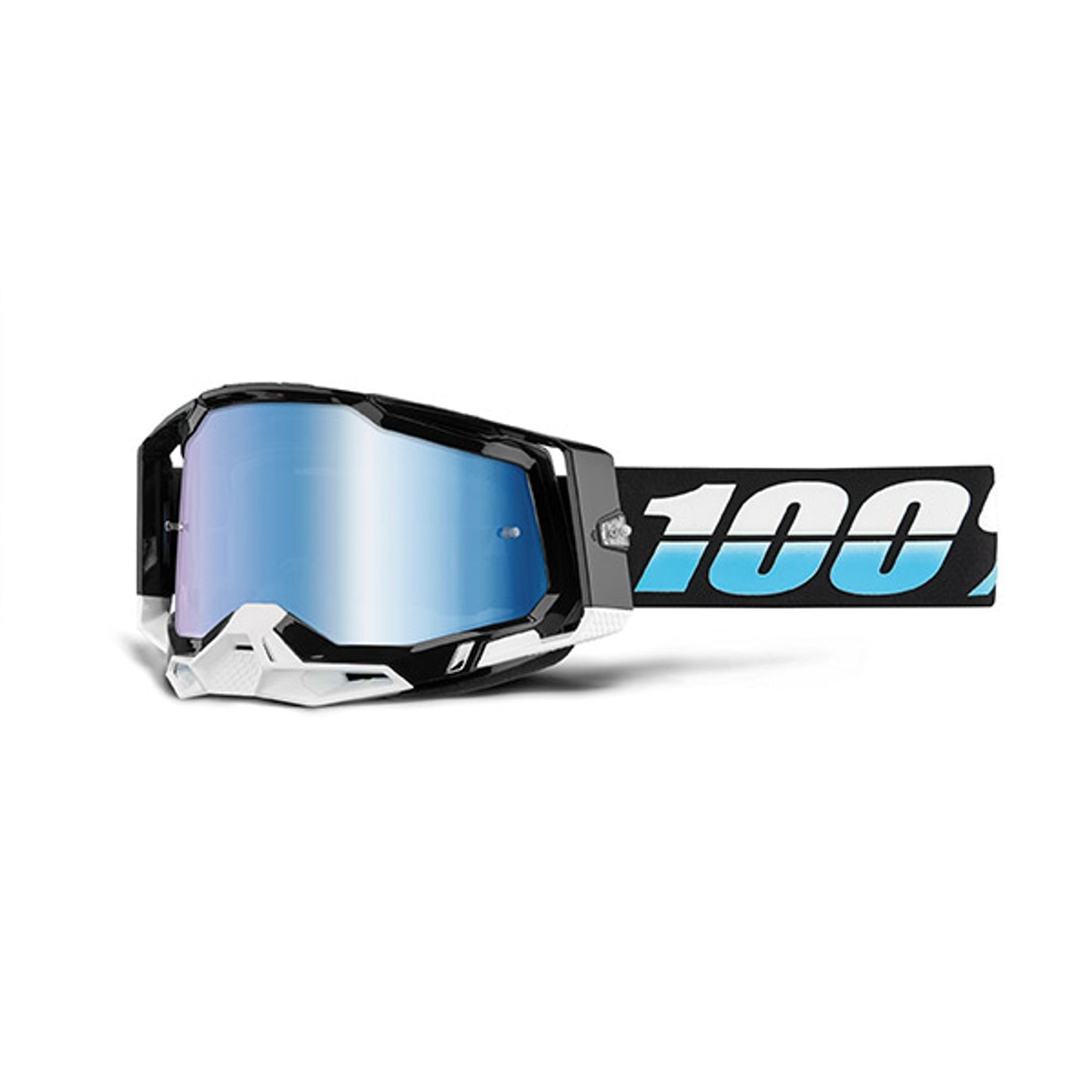 MASCHERA 100% RACECRAFT 2 ARKANA - LENTE A SPECCHIO BLU