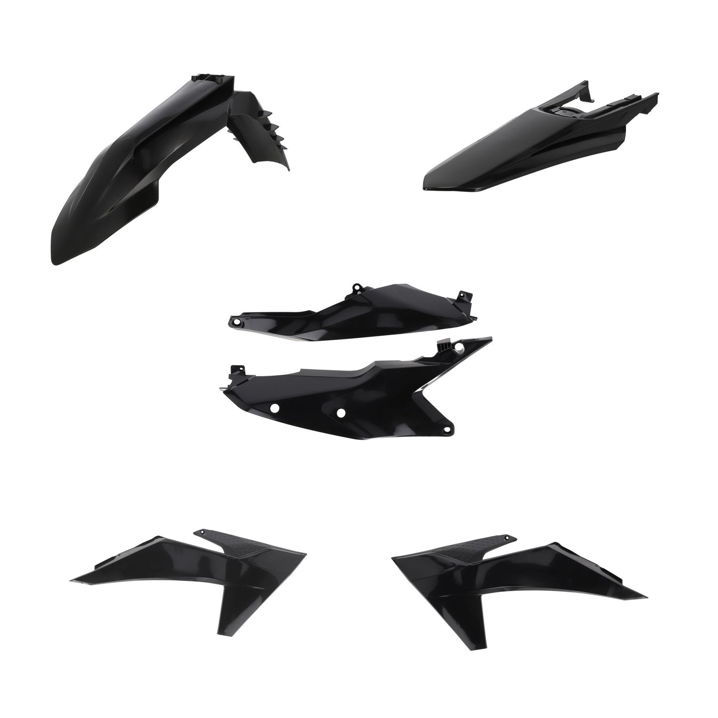 KIT PLASTICHE PER K EXC-F 24 ACERBIS NERO