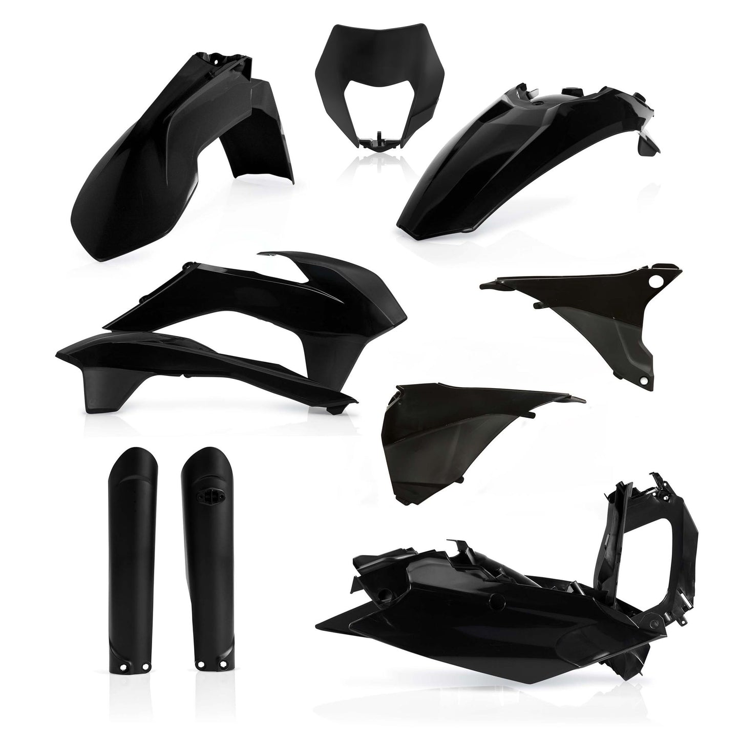 KIT PLASTICHE COMPLETO KTM EXC/EXC-F 2016 ACERBIS NERO