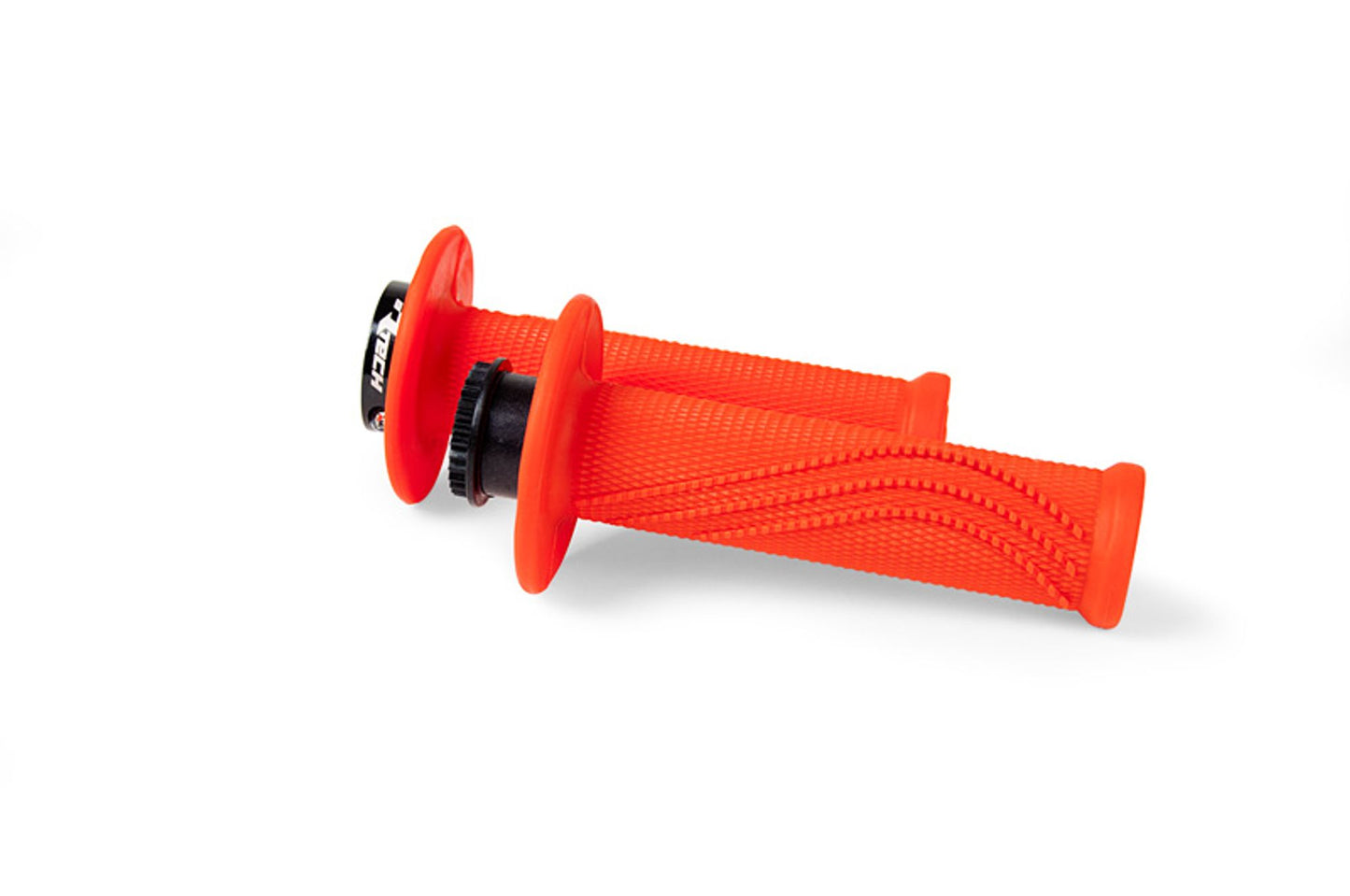 Racetech MANOPOLE R20 LOCK-ON UNIVERSALI - MODELLO WAVE ARANCIONE NEON