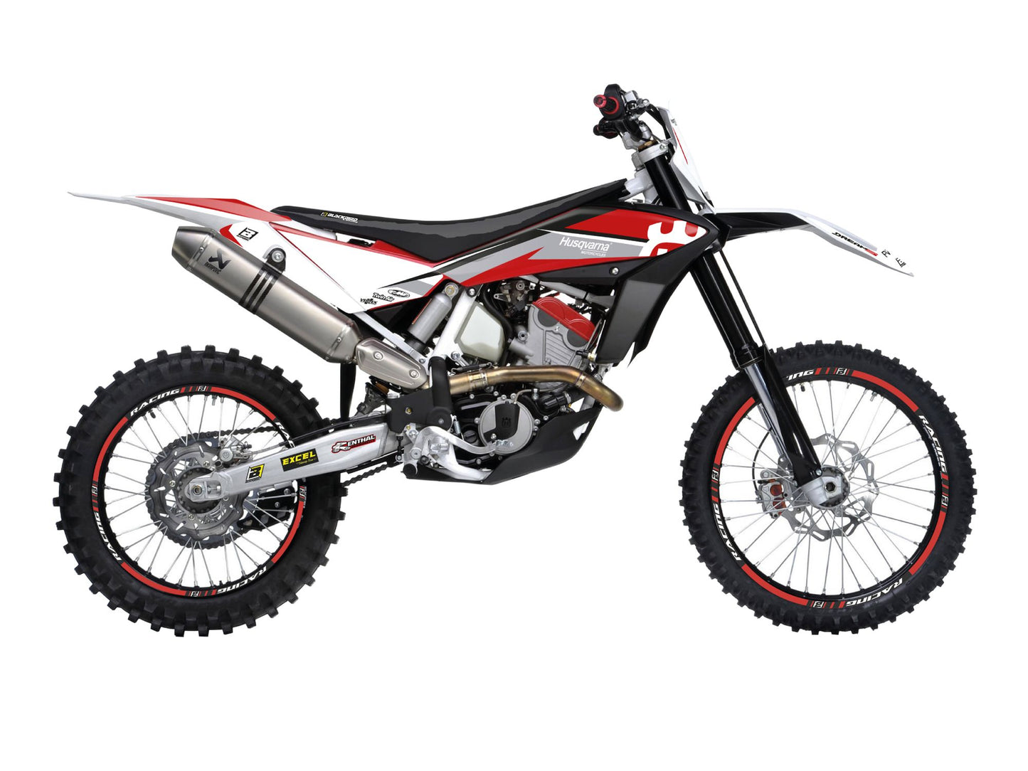 Kit Adesivi Dream 5 Chrome Blackbird Husqvarna TE 499 2011-2013