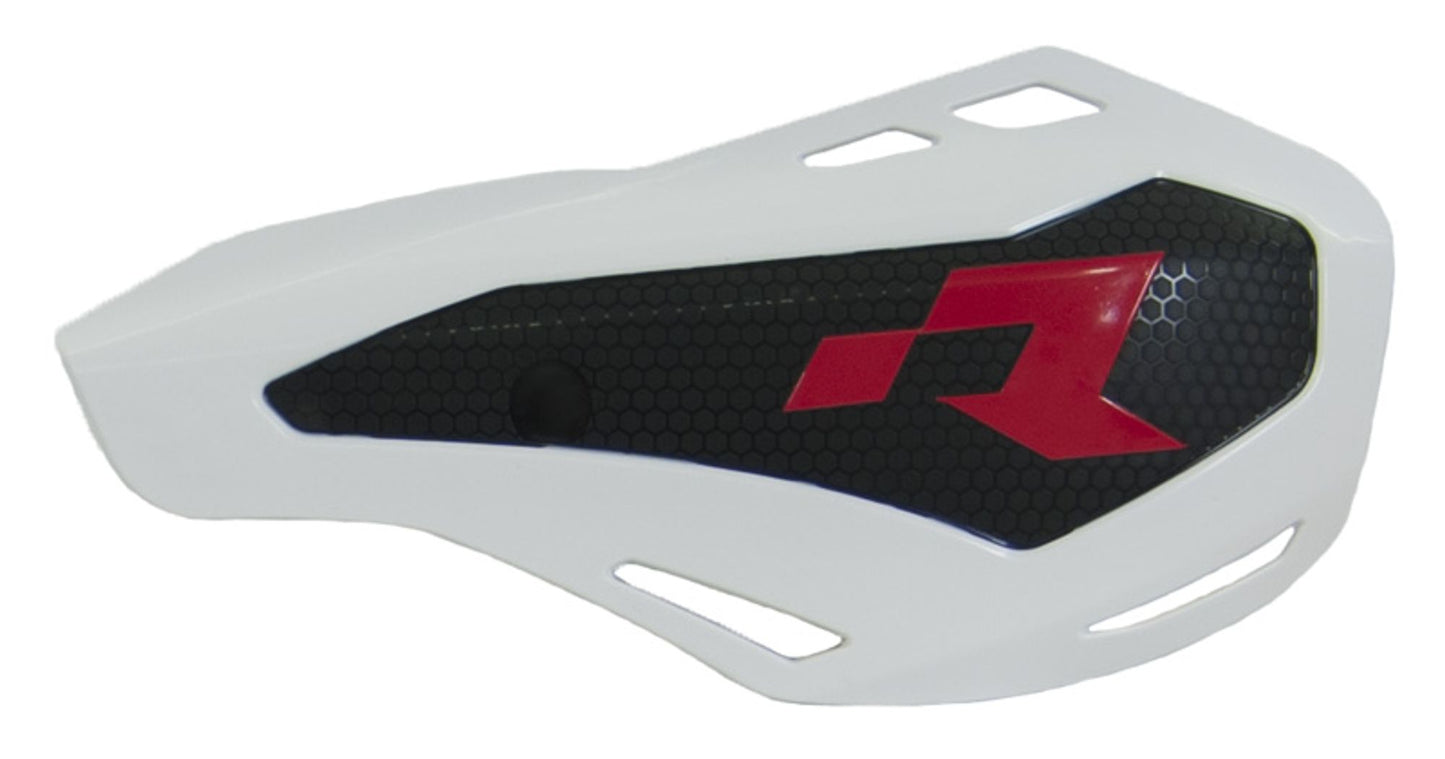 Paramani Racetech HP1 CON KIT MONTAGGIO BRAKTEC Protezione Mani Enduro BIANCO
