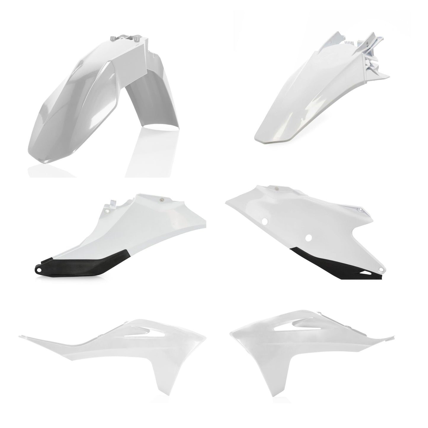 KIT PLASTICHE GASGAS MC-MCF 21 ACERBIS BIANCO/NERO