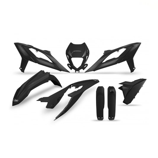 UFO Plast Kit plastiche completi Beta RR 125 2T 2023-2024 Nero