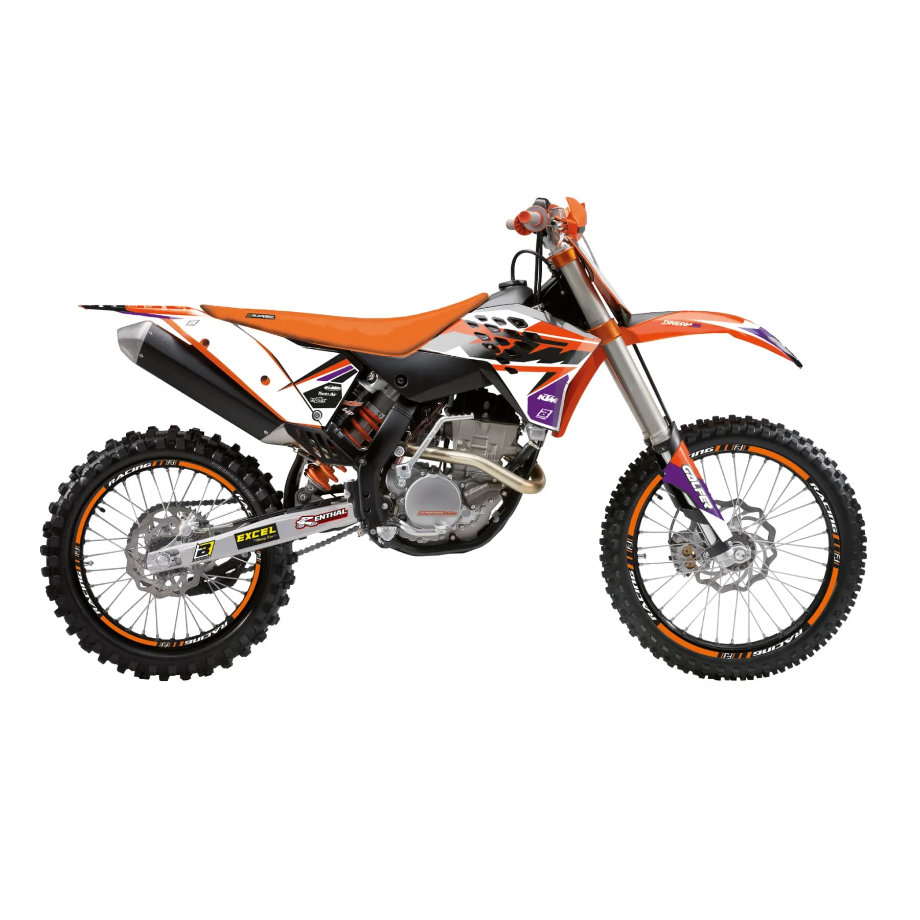 Blackbird Racing Kit completi grafiche KTM 125 EXC 2008-2011