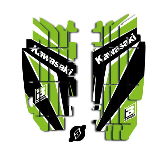 Blackbird Racing Adesivi griglia radiatore Kawasaki KX 250 F 2009-2016