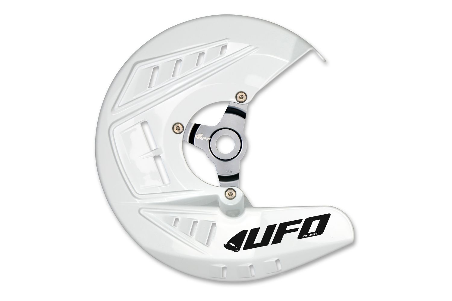 UFO Plast Protezione disco anteriore Honda CRF 250 R 2013-2021 Bianco