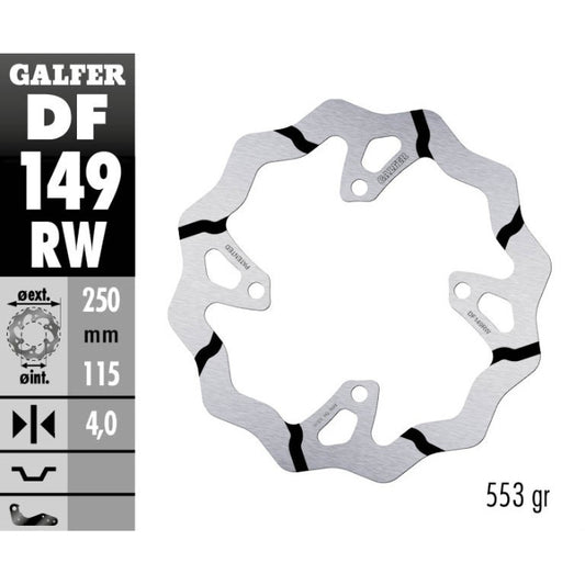 Galfer Dischi freno Race Kawasaki KX 250 F 2020-2020 posteriore