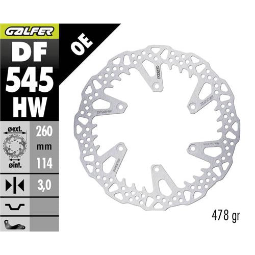 Galfer Dischi freno Shark Ducati DESMO 450 MX 2025-2025 anteriore
