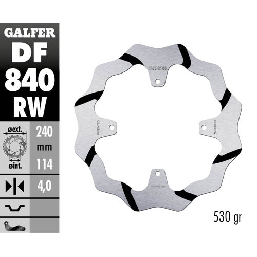 Galfer Dischi freno Race TM EN/MX 250 2015-2025 posteriore