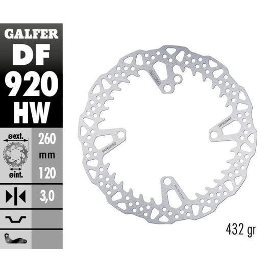 Galfer Dischi freno Shark Sherco 250 SE-R 2014-2025 anteriore