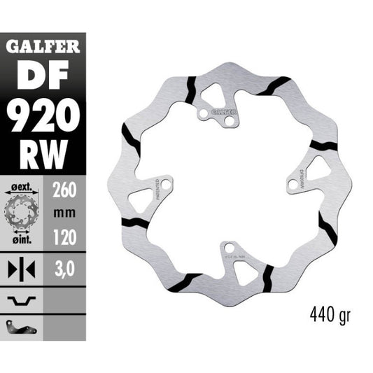 Galfer Dischi freno Race Sherco 250 SE-R 2014-2025 anteriore
