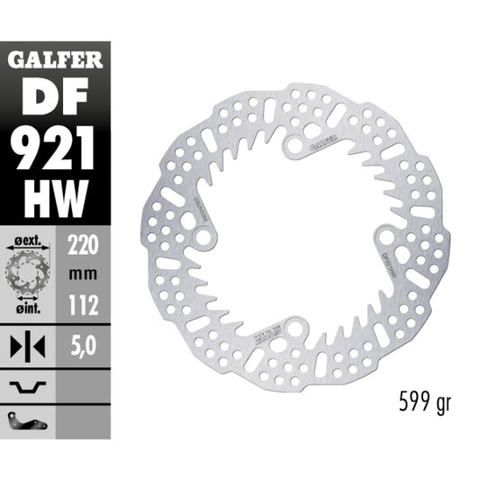 Galfer Dischi freno Shark Sherco 250 SE-R 2014-2025 5 mm posteriore
