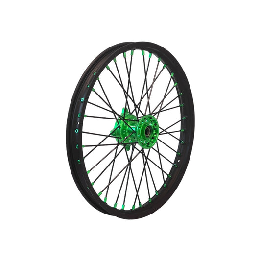 NRTeam Ruote complete offroad Kawasaki KX 450 F 2019-2026 anteriore Verde