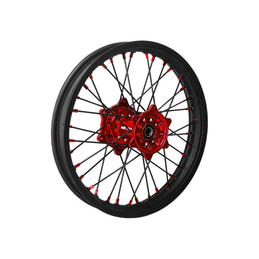 NRTeam Ruote complete offroad Fantic 125 XE 2021-2025 posteriore Rosso