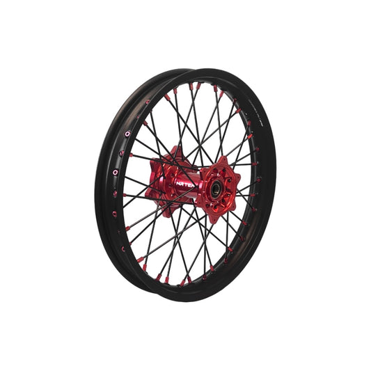 NRTeam Ruote complete offroad Fantic 125 XE 2021-2025 posteriore Rosso