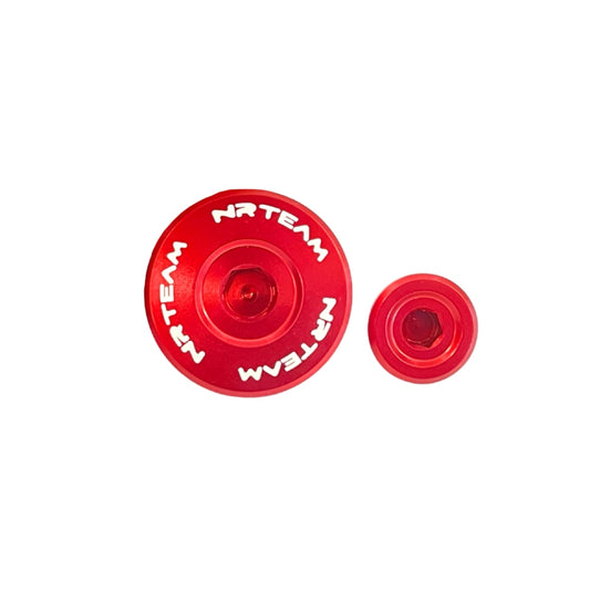 NRTeam Tappi carter motore Suzuki RMZ 450 2005-2025 Rosso