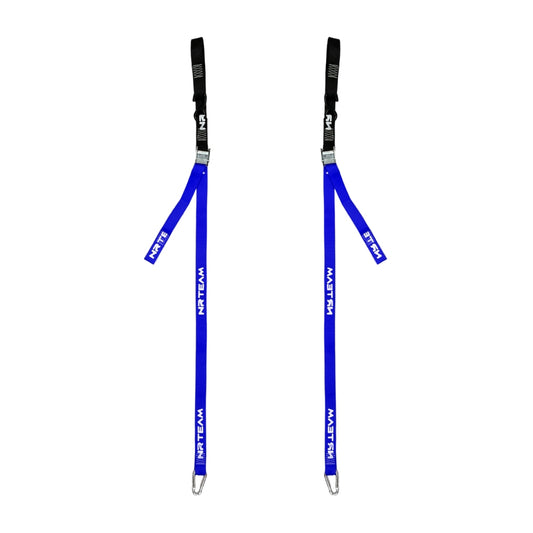 NRTeam Cinghie di fissaggio moto Universale 38mm Blu