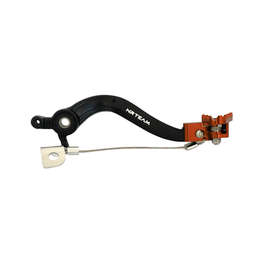 NRTeam Pedale freno posteriore forgiato GasGas 85 MC 2021-2026 Arancione