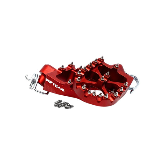 NRTeam Pedane maggiorate in ergal CNC Fantic 125 XE 2021-2025