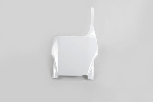 UFO Plast Tabella portanumero Honda CR 125 2004-2007 anteriore Bianco