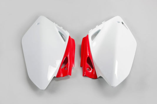 UFO Plast Fianchetti laterali portanumero Honda CRF 450 R 2005-2006