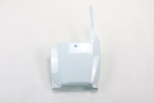 UFO Plast Tabella portanumero Honda CR 125 2000-2003 anteriore Bianco