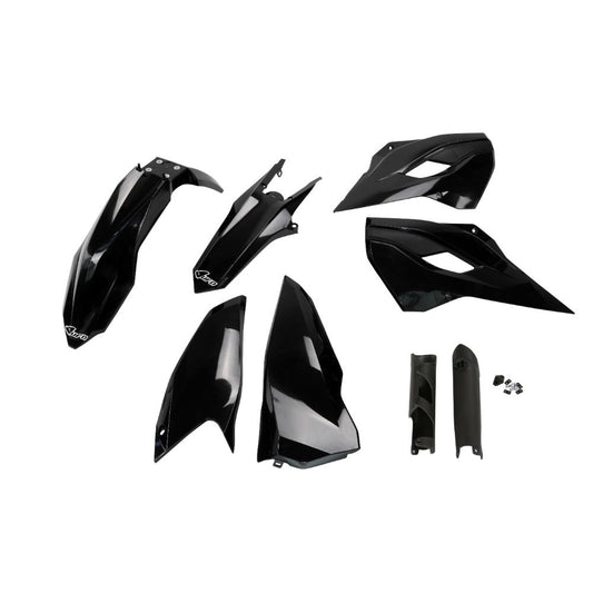 UFO Plast Kit plastiche completi Husqvarna 125 TE 2014-2014 Nero