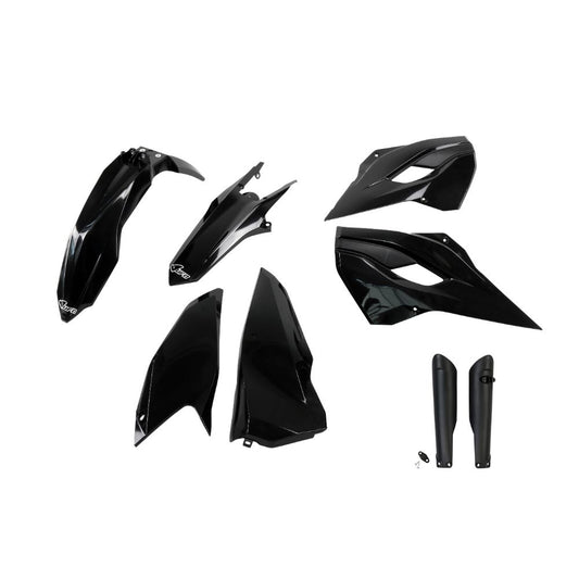 UFO Plast Kit plastiche completi Husqvarna 125 TE 2015-2016 Nero