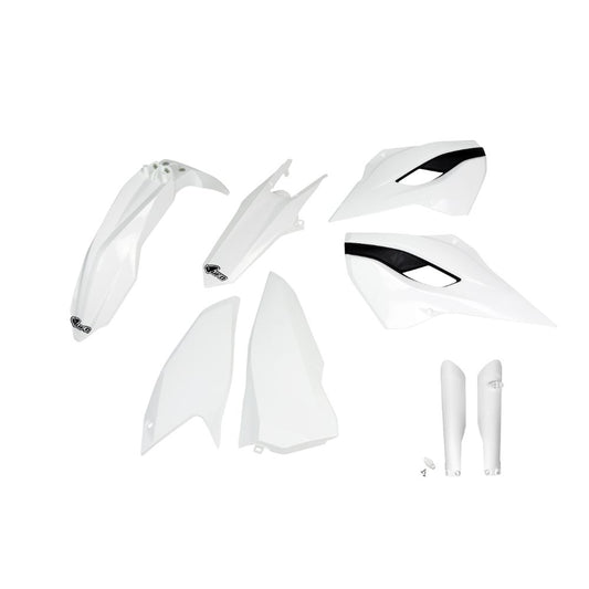UFO Plast Kit plastiche completi Husqvarna 125 TE 2015-2016 Bianco