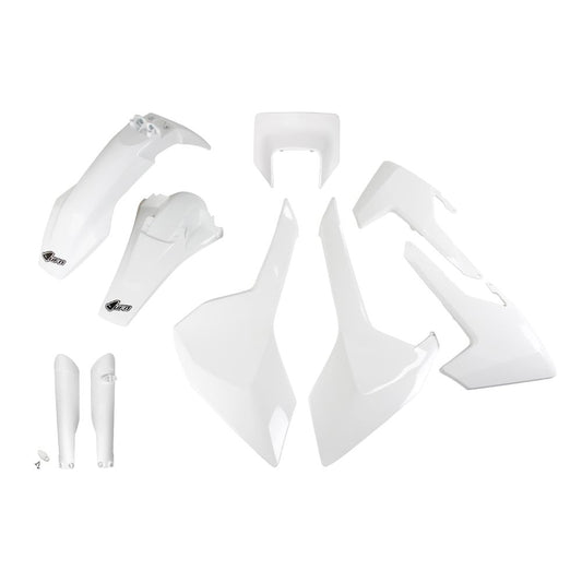 UFO Plast Kit plastiche completi Husqvarna 250 FE 2017-2019 Bianco