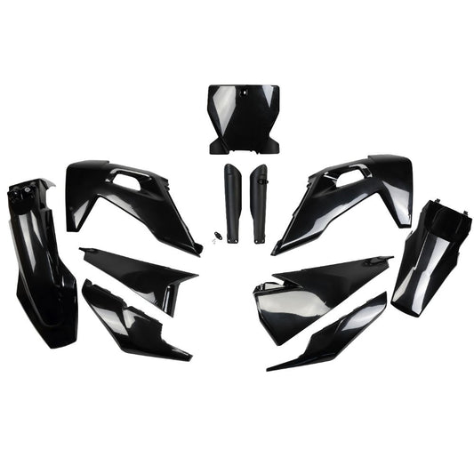 UFO Plast Kit plastiche completi Husqvarna 125 TC 2019-2022 Nero
