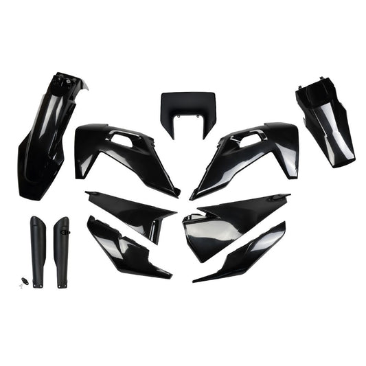UFO Plast Kit plastiche completi Husqvarna 150 TE 2020-2023 Nero