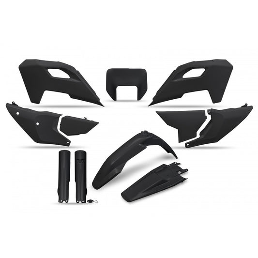 UFO Plast Kit plastiche completi Husqvarna 150 TE 2024-2025 Nero
