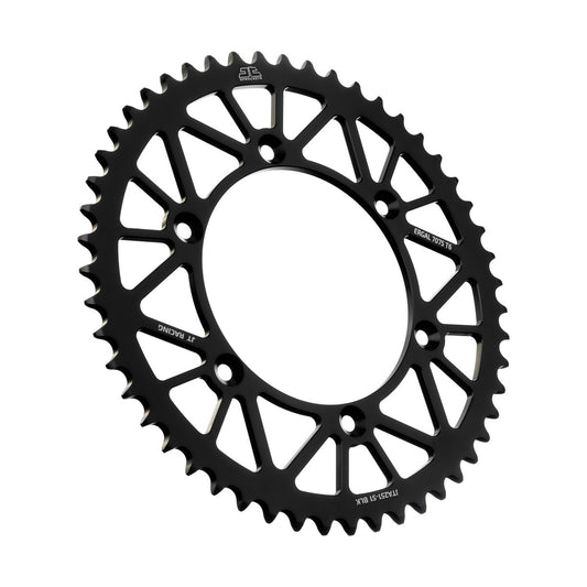 JT Sprockets Corona in Ergal scaricate Fantic 125 XE 2021-2025 Nero
