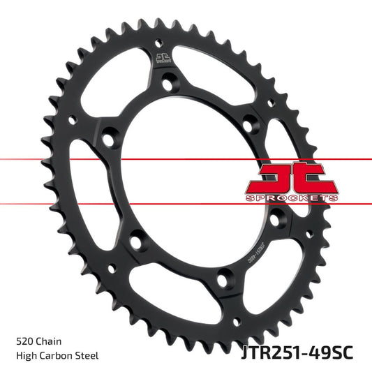 JT Sprockets Corona in acciaio Fantic 125 XE 2021-2025