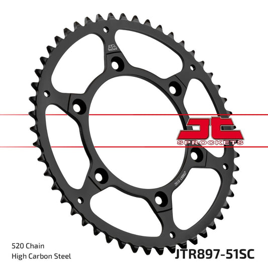 JT Sprockets Corona in acciaio GasGas 125 MC 2021-2025