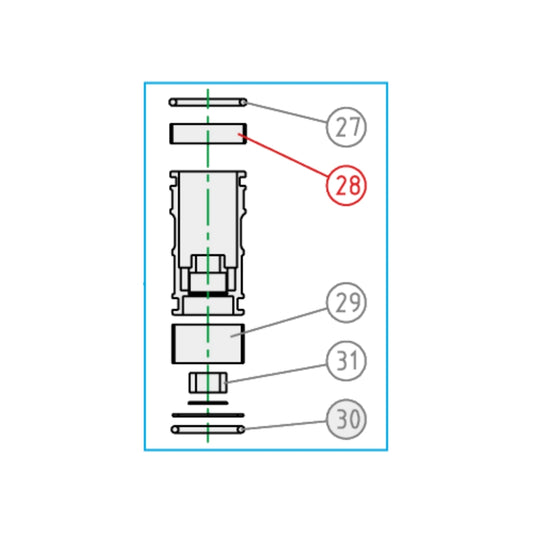 Kayaba Pistone libero KYB Honda CRF 450 R 2009-2010