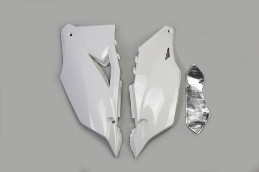 UFO Plast Fianchetti laterali portanumero Kawasaki KX 250 F 2021-2024