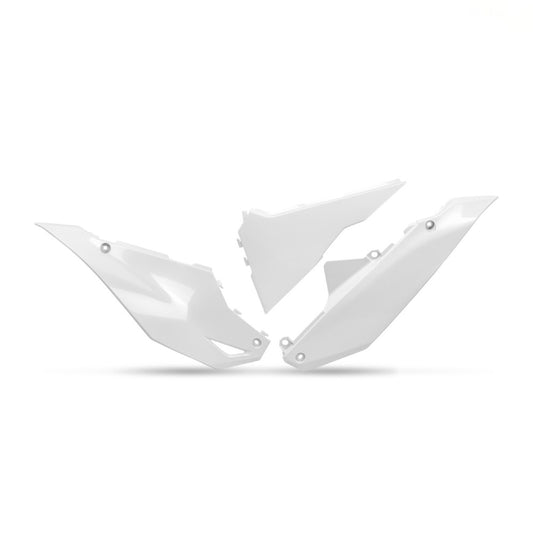 UFO Plast Fianchetti laterali portanumero Kawasaki KX 250 F 2025-2026