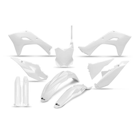 UFO Plast Kit plastiche completi Kawasaki KX 250 F 2025-2026 Bianco